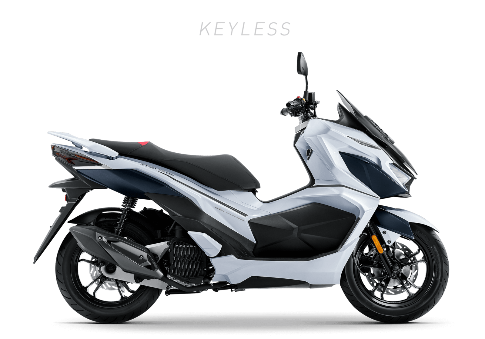 white-keyless